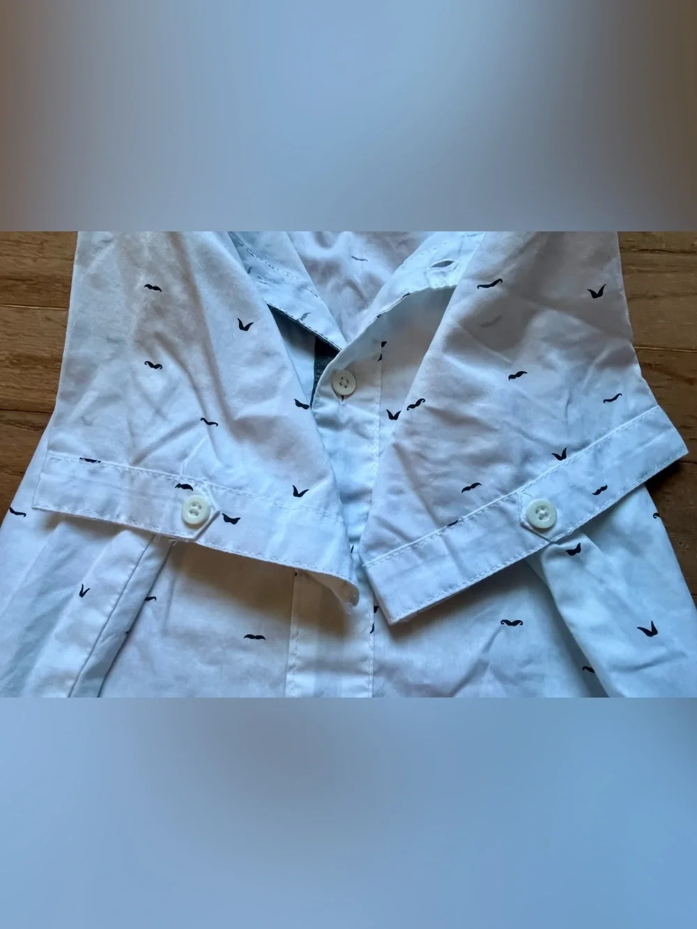 Boy’s BHPC Mustache Button Down Top